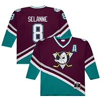 Men's Teemu Selanne Purple Anaheim Ducks 1996-97 Power Play Jersey