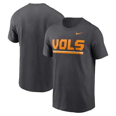 Men's Nike Anthracite Tennessee Volunteers Primetime Alternate Logo T-Shirt