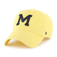 Men's '47 Maize Michigan Wolverines Vault Clean Up Adjustable Hat