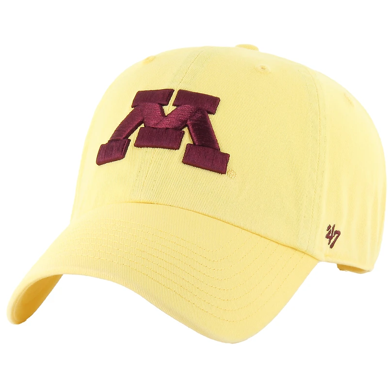 Men's '47 Gold Minnesota Golden Gophers Clean Up Adjustable Hat
