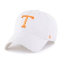 Men's '47 White Tennessee Volunteers Vault Clean Up Adjustable Hat
