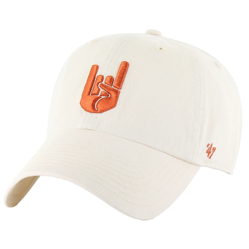 Men's '47 Natural Texas Longhorns Clean Up Adjustable Hat