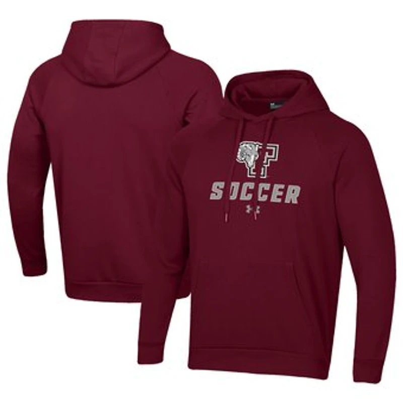 Men's Under Armour Maroon Fordham Rams Rival Fleece Pullover Hoodie