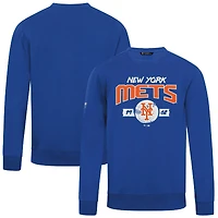 Men's Levelwear Royal New York Mets Punch Out Pullover Sweatshirt