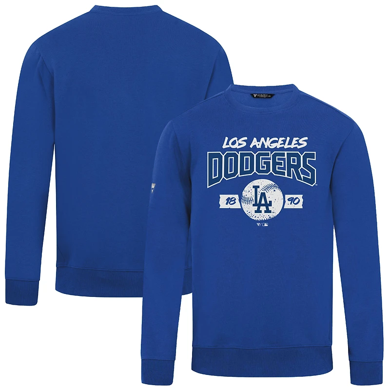 Men's Levelwear Royal Los Angeles Dodgers Punch Out Pullover Sweatshirt