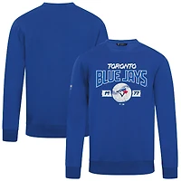 Men's Levelwear Royal Toronto Blue Jays Punch Out Pullover Sweatshirt