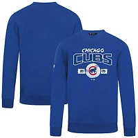 Men's Levelwear Royal Chicago Cubs Punch Out Pullover Sweatshirt