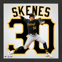 Highland Mint Paul Skenes Pittsburgh Pirates 13" x 13" Impact Jersey Frame