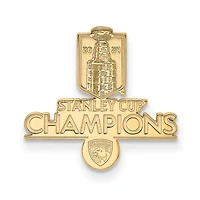 LogoArt Florida Panthers 2024 Stanley Cup Champions Gold Plated Tie Tac