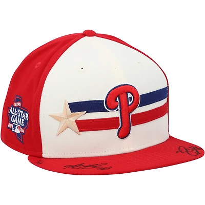 Zack Wheeler & Alec Bohm Philadelphia Phillies Autographed 2024 All-Star Game New Era Cap