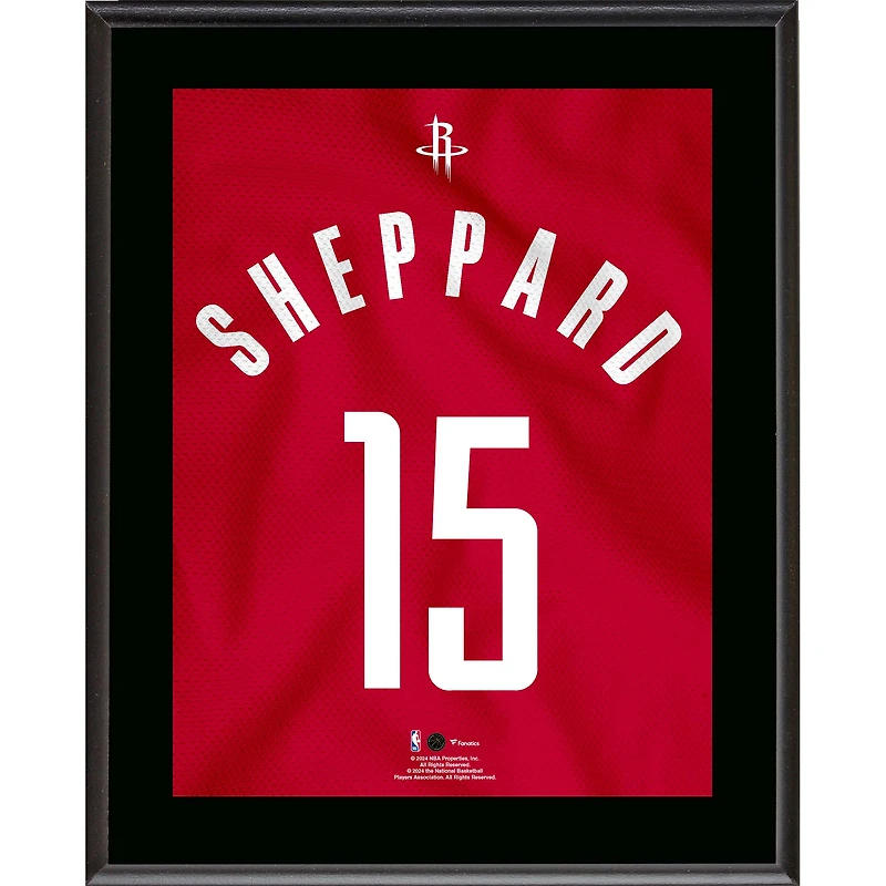 Reed Sheppard Houston Rockets 10.5" x 13" Jersey Number Sublimated Player Plaque