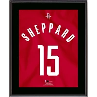 Reed Sheppard Houston Rockets 10.5" x 13" Jersey Number Sublimated Player Plaque