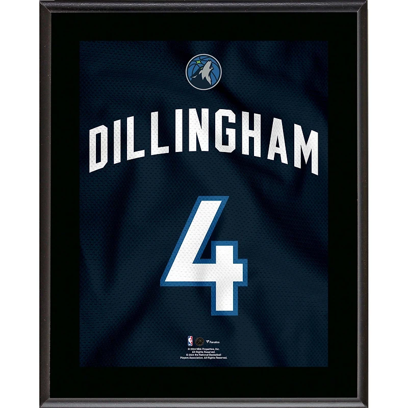 Rob Dillingham Minnesota Timberwolves 10.5" x 13" Jersey Number Sublimated Player Plaque
