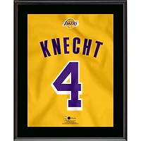 Dalton Knecht Los Angeles Lakers 10.5" x 13" Jersey Number Sublimated Player Plaque