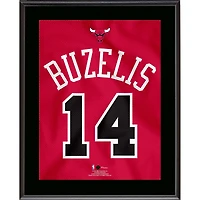 Matas Buzelis Chicago Bulls 10.5" x 13" Jersey Number Sublimated Player Plaque