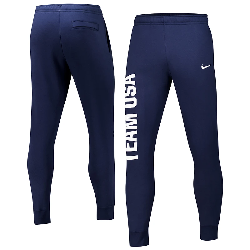 Men's Nike Navy Team USA Club Fleece Pants