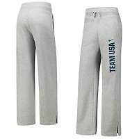 Women's Nike Gray Team USA Phoenix Casual Fleece Pants