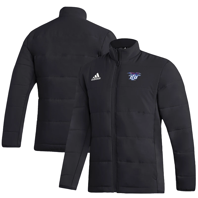 Men's adidas Black Lubbock Christian Chaparral Full-Zip Jacket