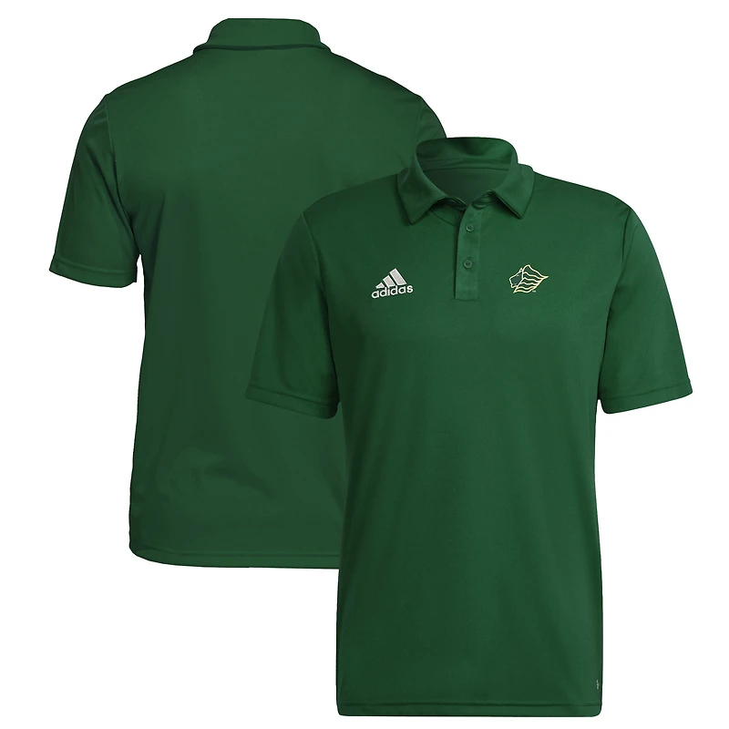 Men's adidas Green Saint Leo University Lions Entrada 22 AEROREADY Polo
