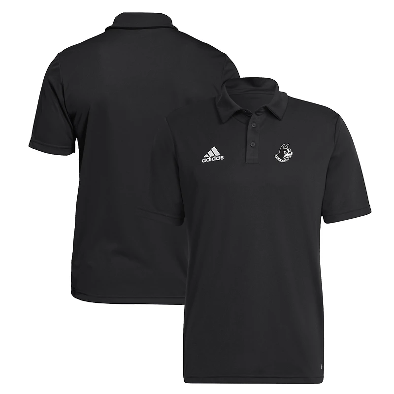 Men's adidas Black Wofford Terriers Entrada 22 AEROREADY Polo
