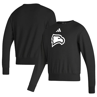 Men's adidas Black Winthrop Eagles Vintage Pullover Sweatshirt