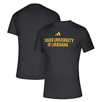 Men's adidas Black Xavier University of Louisiana Gold Rush Creator T-Shirt