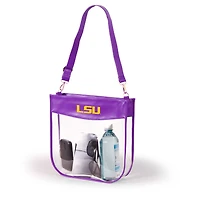 Women's Purple LSU Tigers Kate Clear Purse