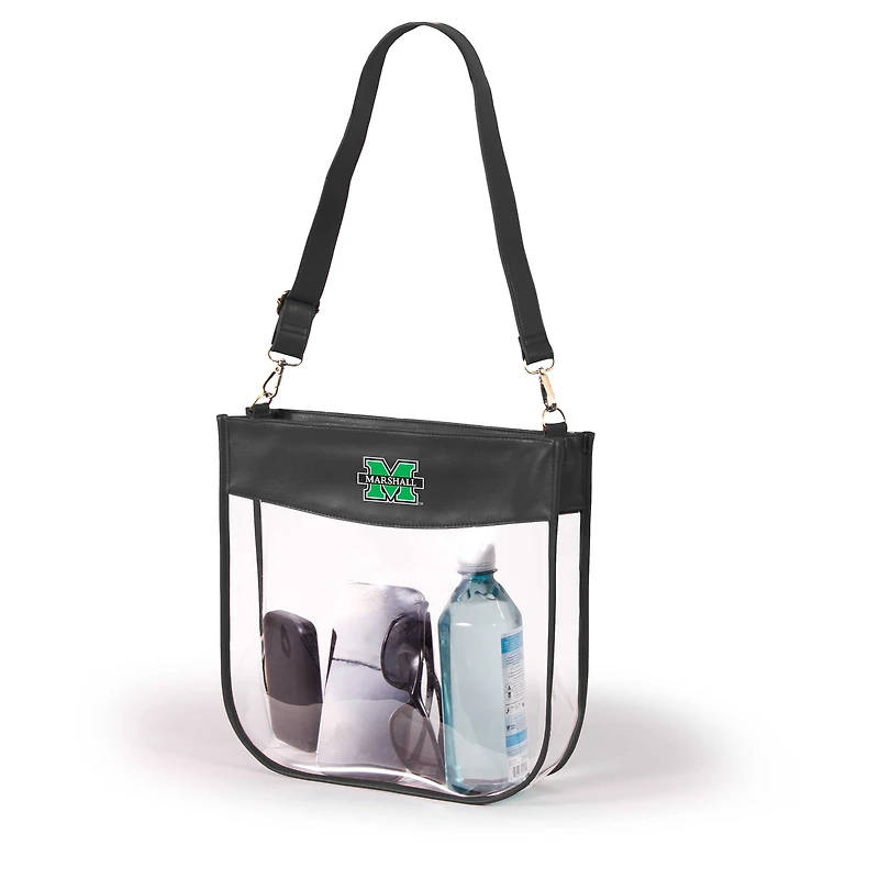 Women's Black Marshall Thundering Herd Kate Clear Purse
