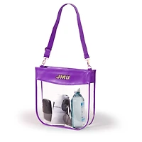 Women's Purple James Madison Dukes Kate Clear Purse