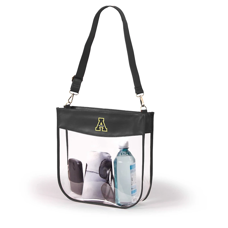 Women's Black Appalachian State Mountaineers Kate Clear Purse