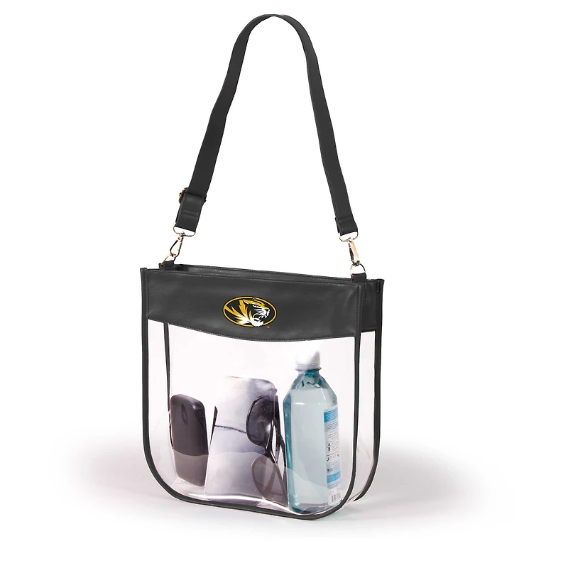 Women's Black Missouri Tigers Kate Clear Purse