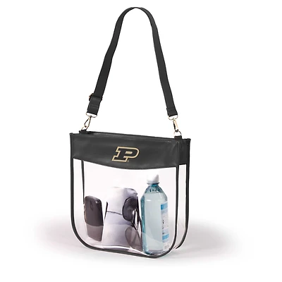Women's Black Purdue Boilermakers Kate Clear Purse