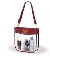 Women's Maroon Virginia Tech Hokies Kate Clear Purse