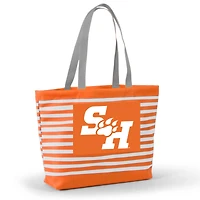 Women's Orange Sam Houston State Bearkats Wavy Striped Tatum Tote Bag