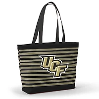 Women's Black UCF Knights Wavy Striped Tatum Tote Bag