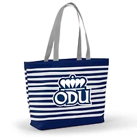 Women's Navy Old Dominion Monarchs Wavy Striped Tatum Tote Bag