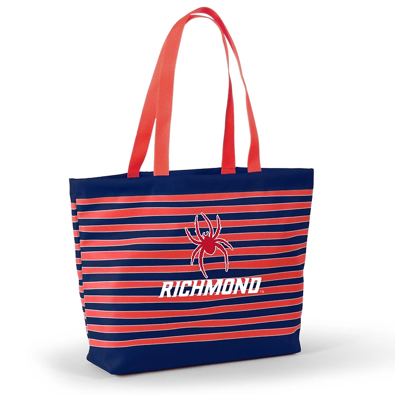Women's Navy Richmond Spiders Wavy Striped Tatum Tote Bag
