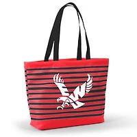 Women's Red Eastern Washington Eagles Wavy Striped Tatum Tote Bag