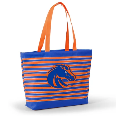 Women's Royal Boise State Broncos Wavy Striped Tatum Tote Bag