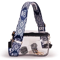 Women's Old Dominion Monarchs Hailey Clear Purse with Logo Strap