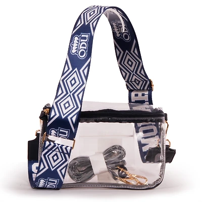 Women's Old Dominion Monarchs Hailey Clear Purse with Logo Strap