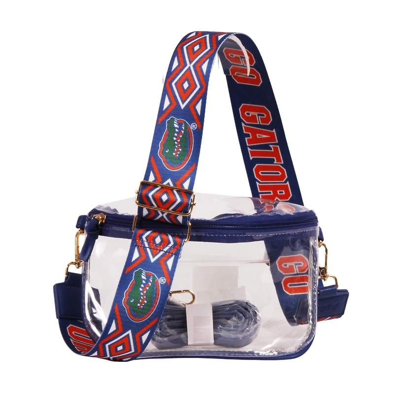 Women's Florida Gators Hailey Clear Purse with Logo Strap