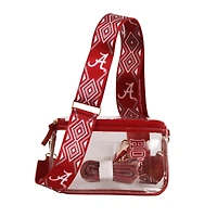 Women's Alabama Crimson Tide Hailey Clear Purse with Logo Strap