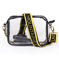 Women's Appalachian State Mountaineers Hailey Clear Purse with Logo Strap
