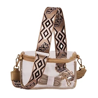 Women's UCF Knights Hailey Clear Purse with Logo Strap