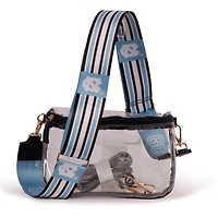 Women's North Carolina Tar Heels Hailey Clear Purse with Logo Strap