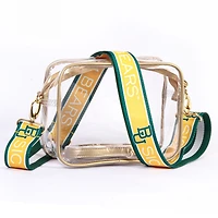 Women's Baylor Bears Hailey Clear Purse with Logo Strap