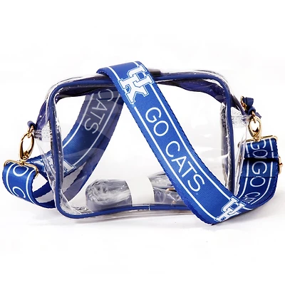 Women's Kentucky Wildcats Hailey Clear Purse with Logo Strap