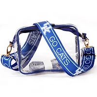 Women's Kentucky Wildcats Hailey Clear Purse with Logo Strap