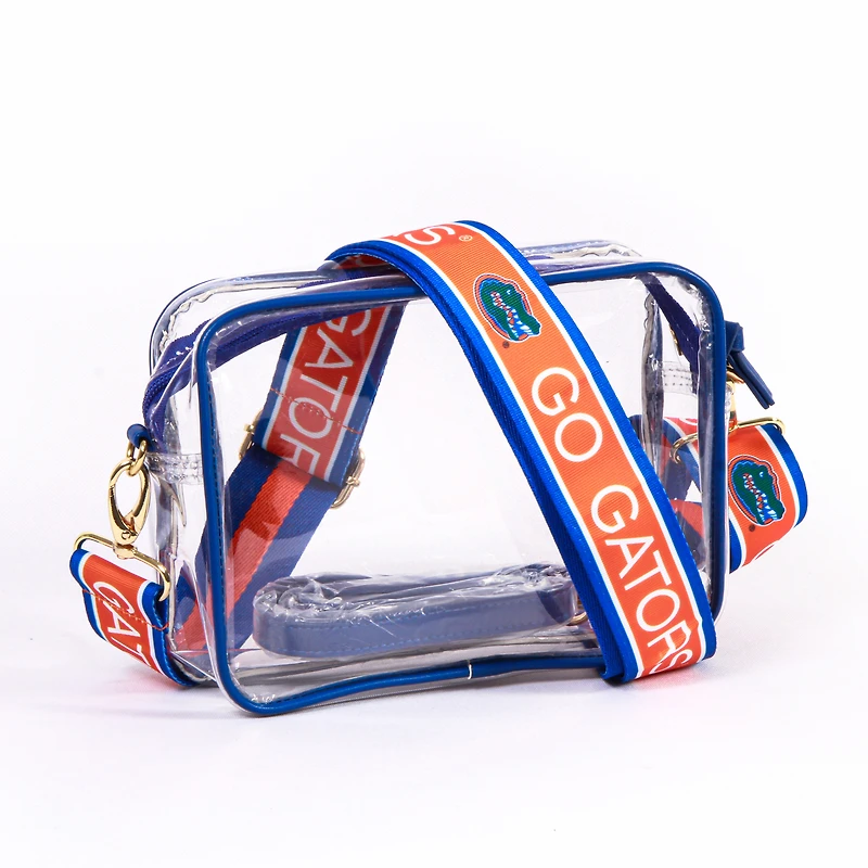 Women's Florida Gators Hailey Clear Purse with Logo Strap
